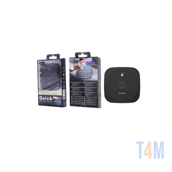 CARREGADOR SEM FIO ONEPLUS A6003 PARA SMARTPHONE 10W PRETO